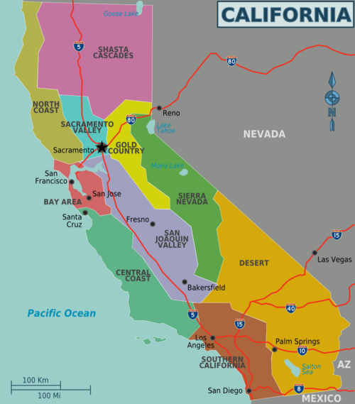 Regions of California